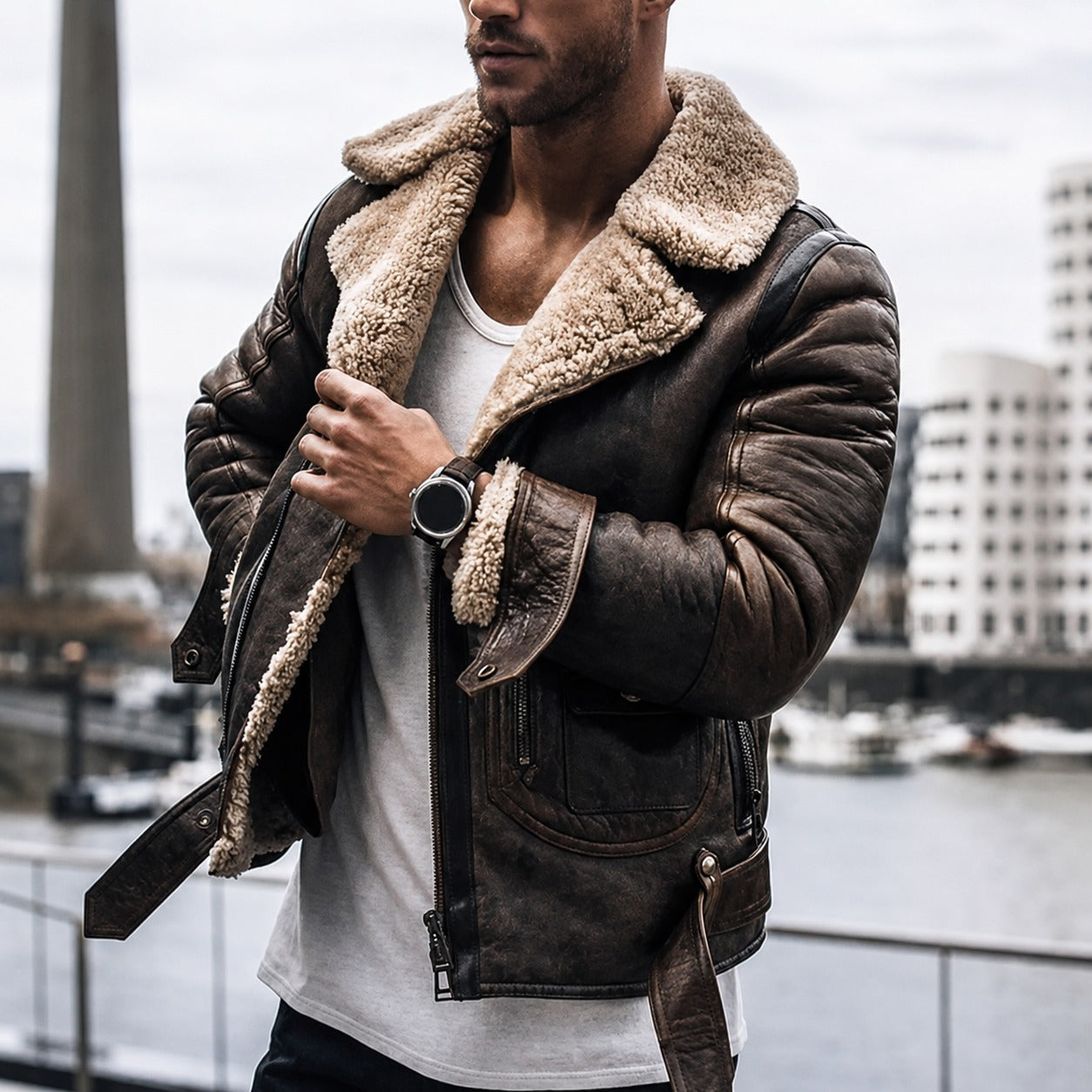 Dominic - Warme Winterjacke für Herren