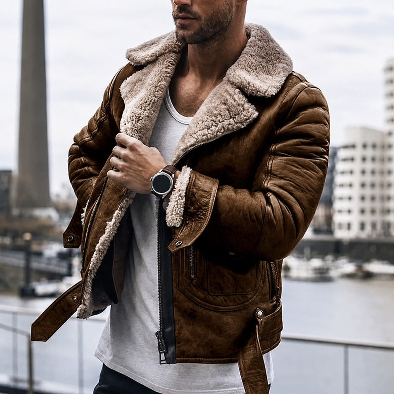 Dominic - Warme Winterjacke für Herren