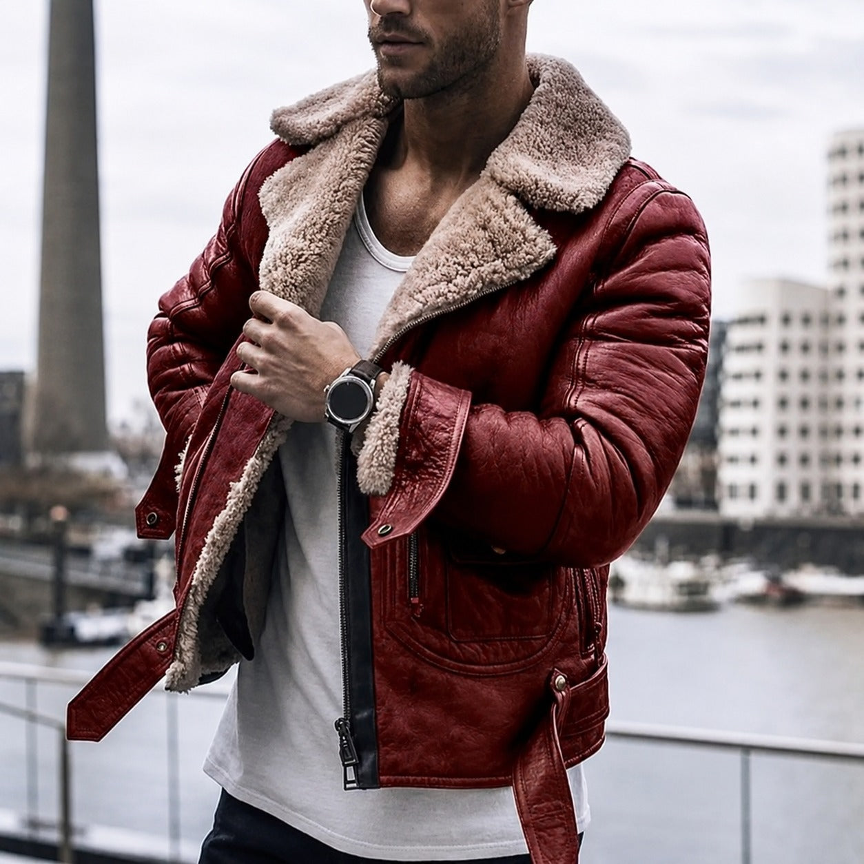 Dominic - Warme Winterjacke für Herren