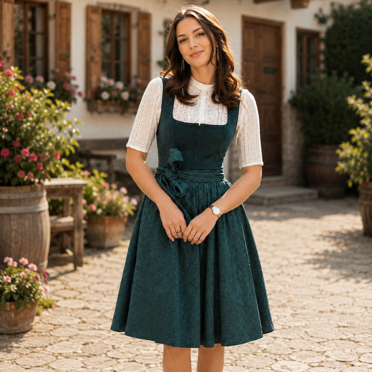 Alice - Schlichtes Oktoberfest-Midikleid
