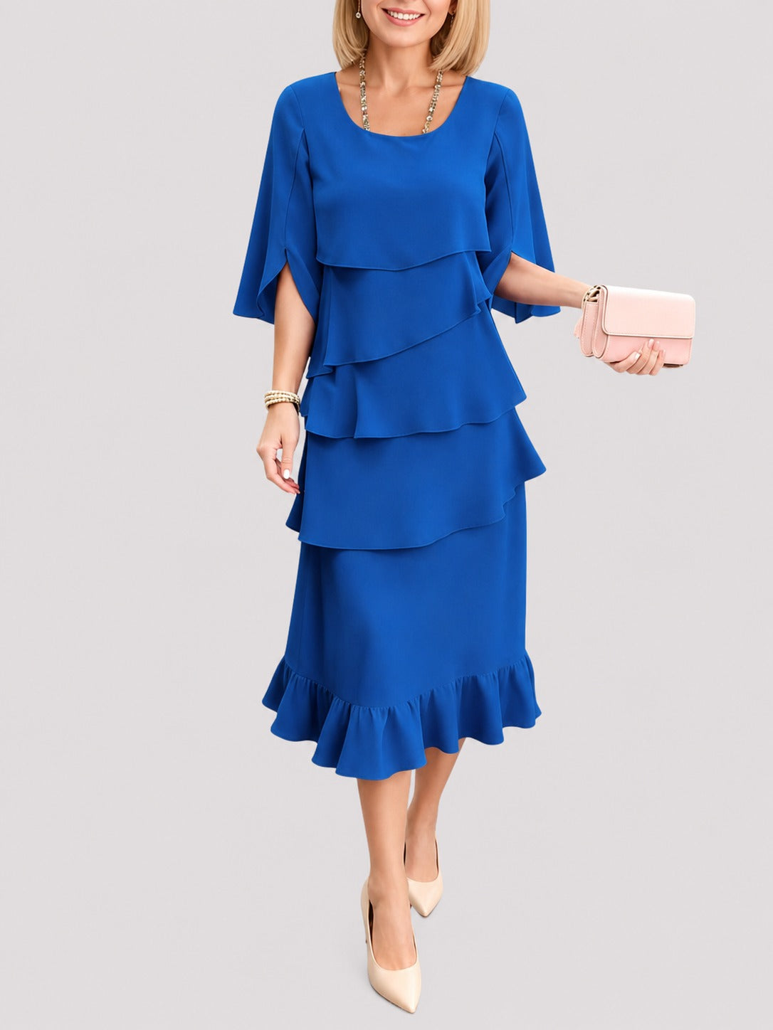 Elisa - Stilvolles Kleid mit Schichten