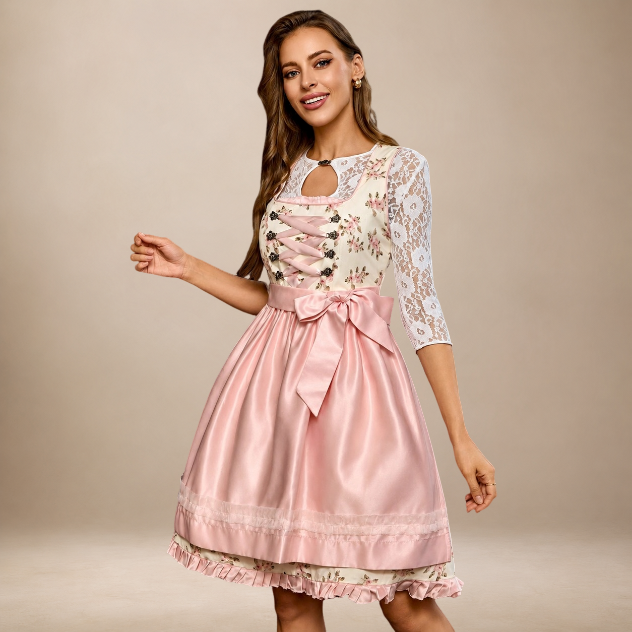 Liliana - Elegantes Oktoberfestkleid mit Schleife