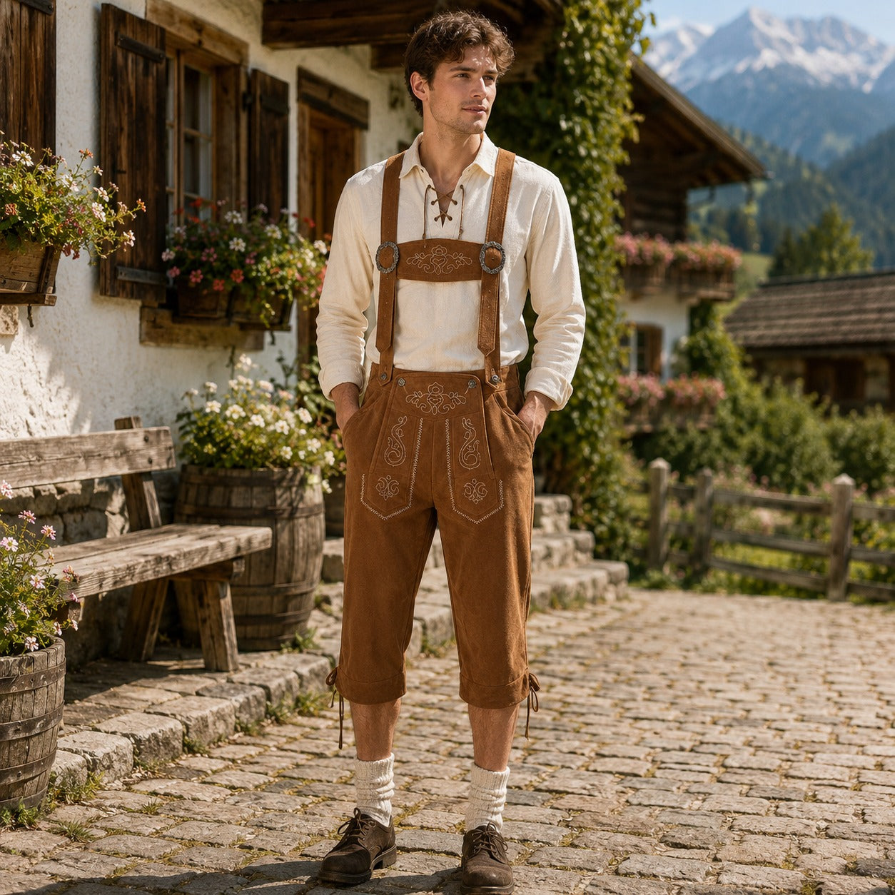 Blake - Traditionelle Oktoberfest-Bermuda-Shorts für festliche Gelegenheiten