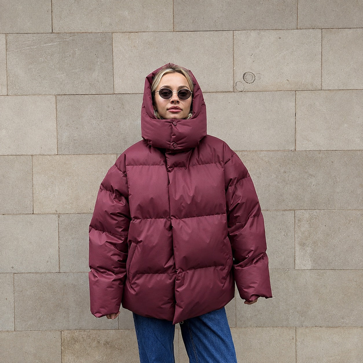 Natalia - Dicke Jacke mit Kapuze