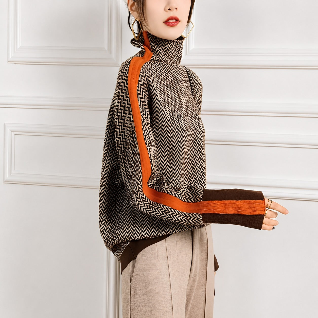 Anita - Stilvoller Rollkragenpullover für Damen