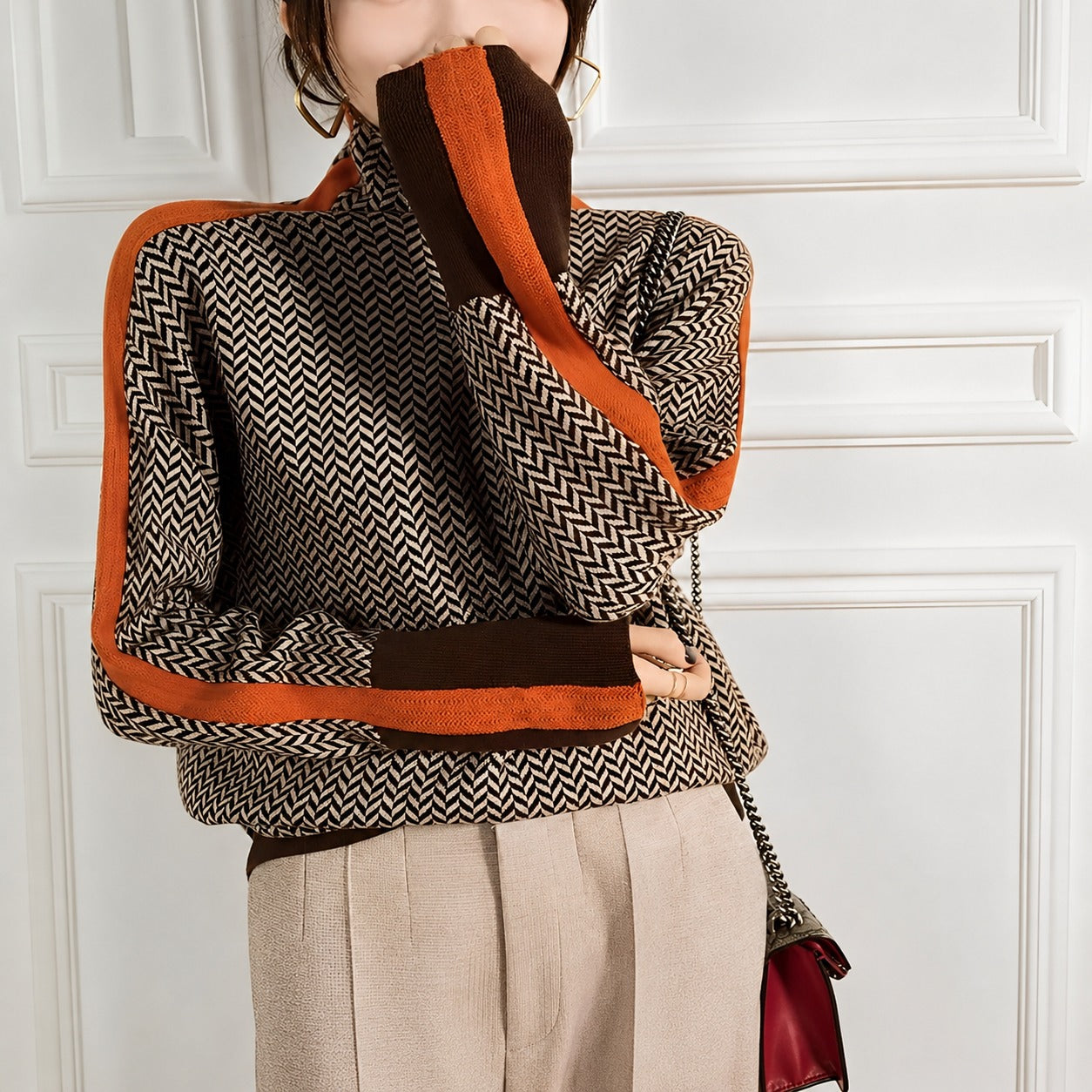 Anita - Stilvoller Rollkragenpullover für Damen