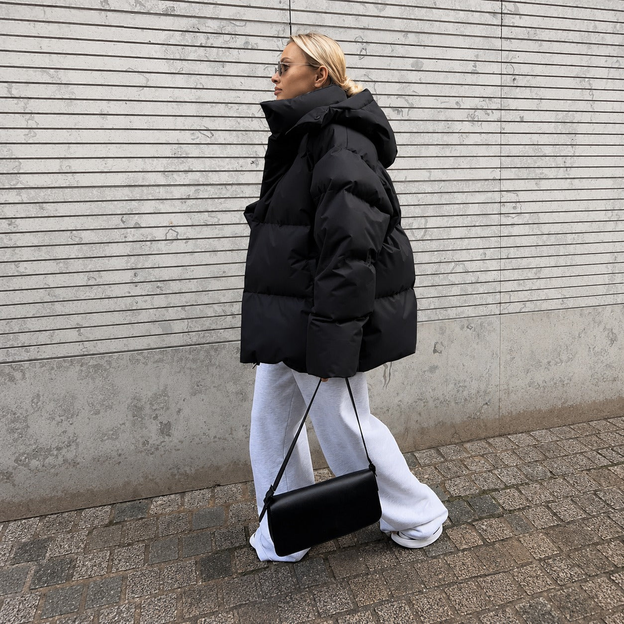 Natalia - Dicke Jacke mit Kapuze