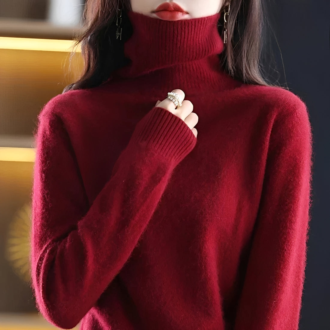 Letizia - Eleganter Rollkragenpullover