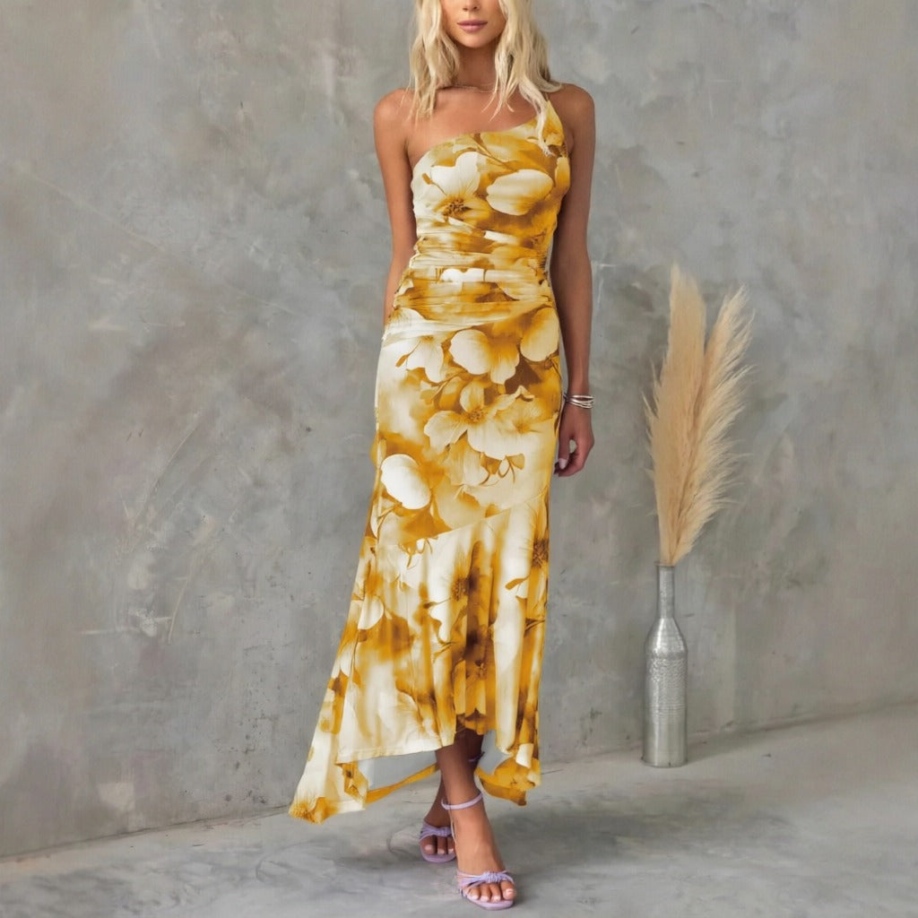 Tiffany - Midikleid mit Blumendruck
