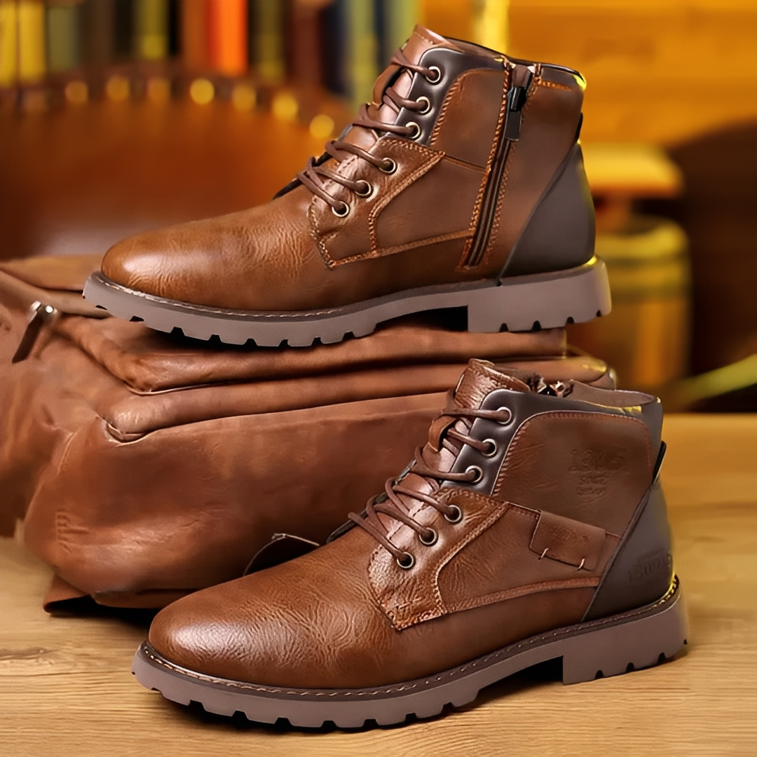 Dylam - Bottes en cuir pour hommes
