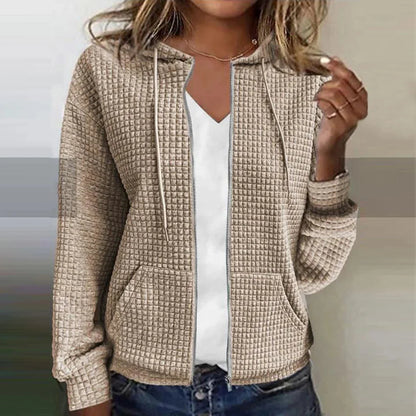 Kristel – Waffle Knit Cardigan