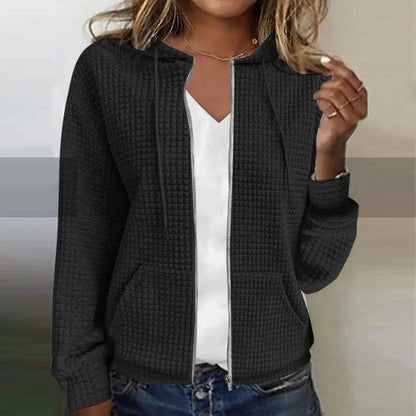 Kristel – Waffle Knit Cardigan
