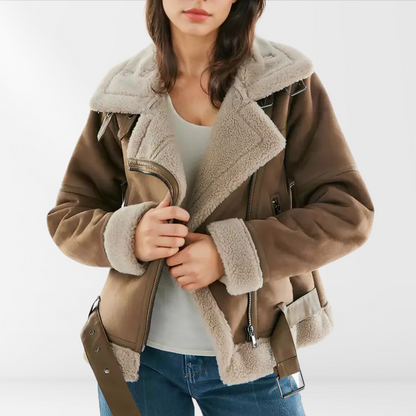 Madeleine – Sherpa Bomber Jacket Women