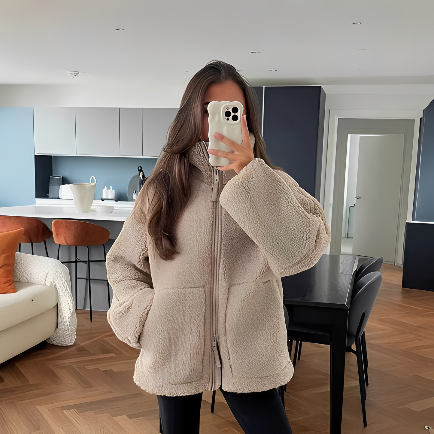Andréa - Women's Oversize Fleece Jacket