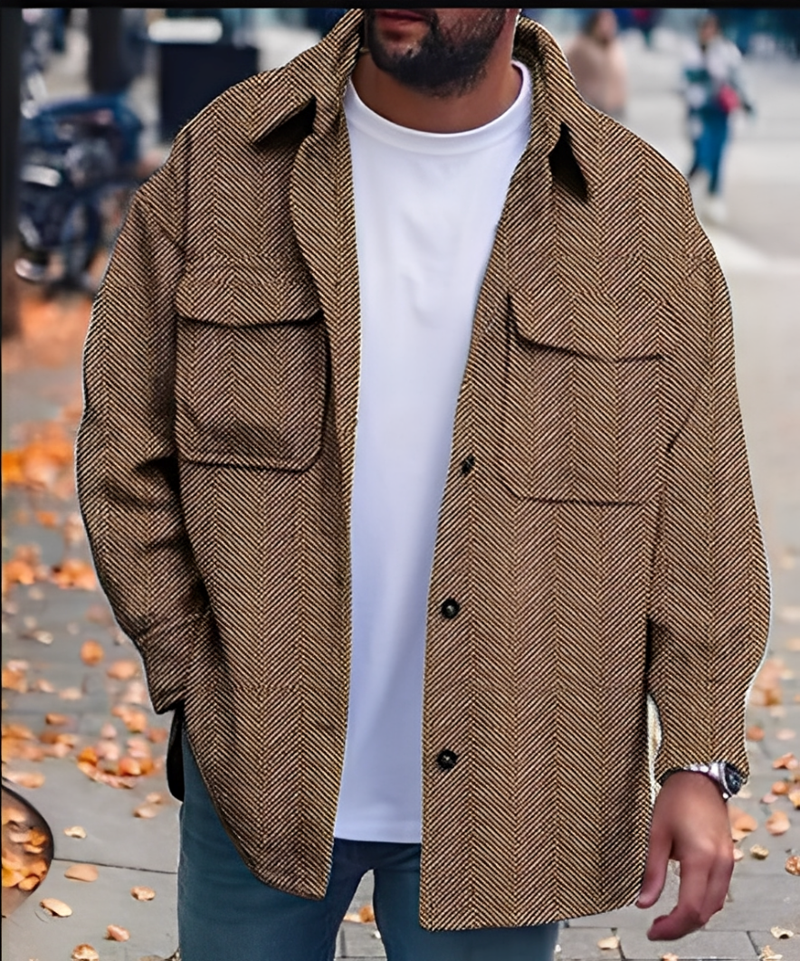 Finn – Overshirt mit Knöpfen für Herren