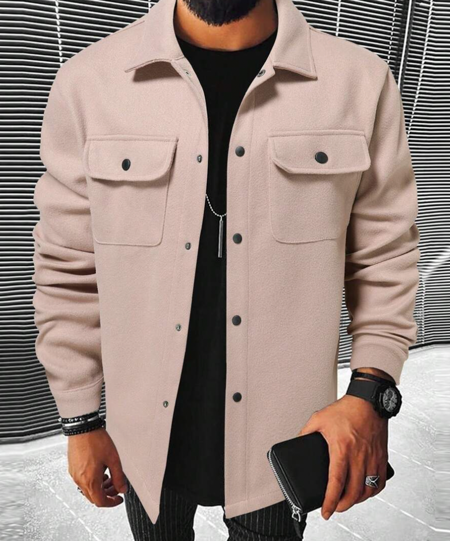 Finn – Overshirt mit Knöpfen für Herren