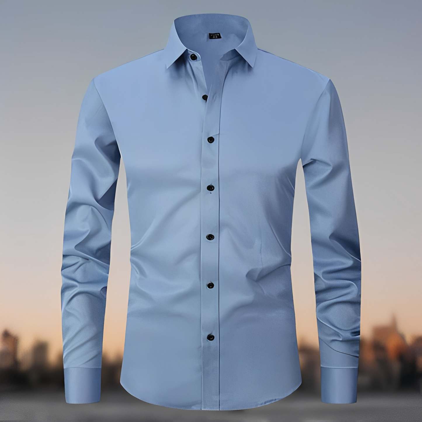 Gaultier - men's long-sleeve shirt made of elastic fabric