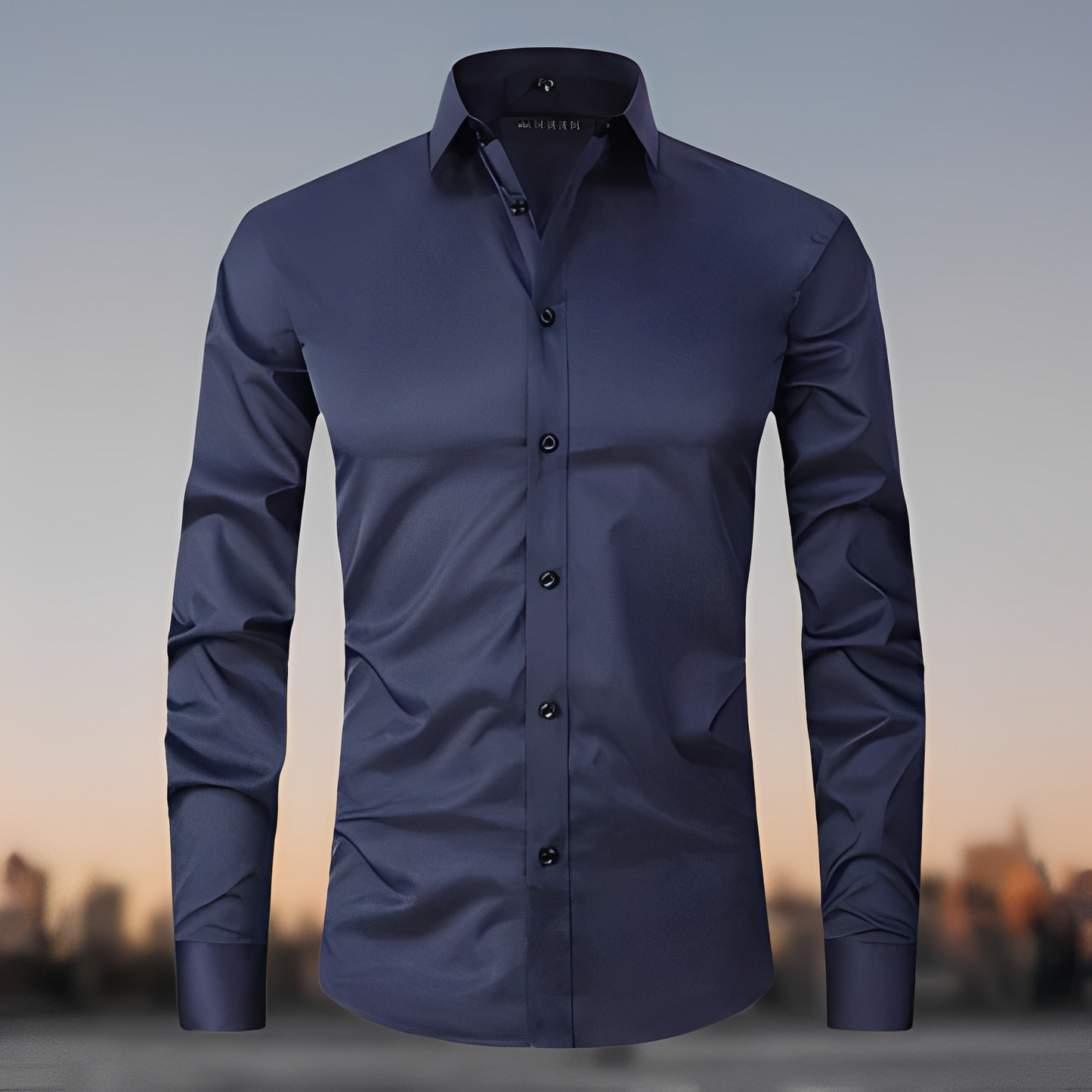 Gaultier - men's long-sleeve shirt made of elastic fabric