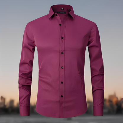 Gaultier - men's long-sleeve shirt made of elastic fabric