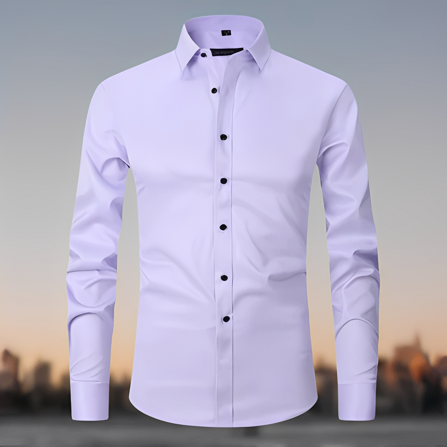 Gaultier - men's long-sleeve shirt made of elastic fabric