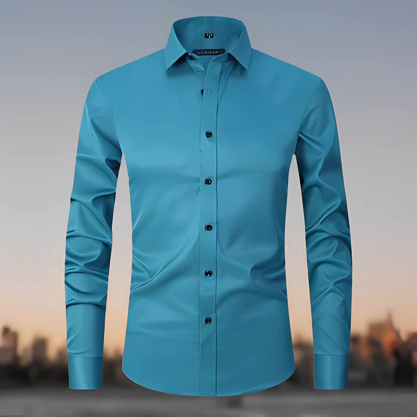 Gaultier - men's long-sleeve shirt made of elastic fabric