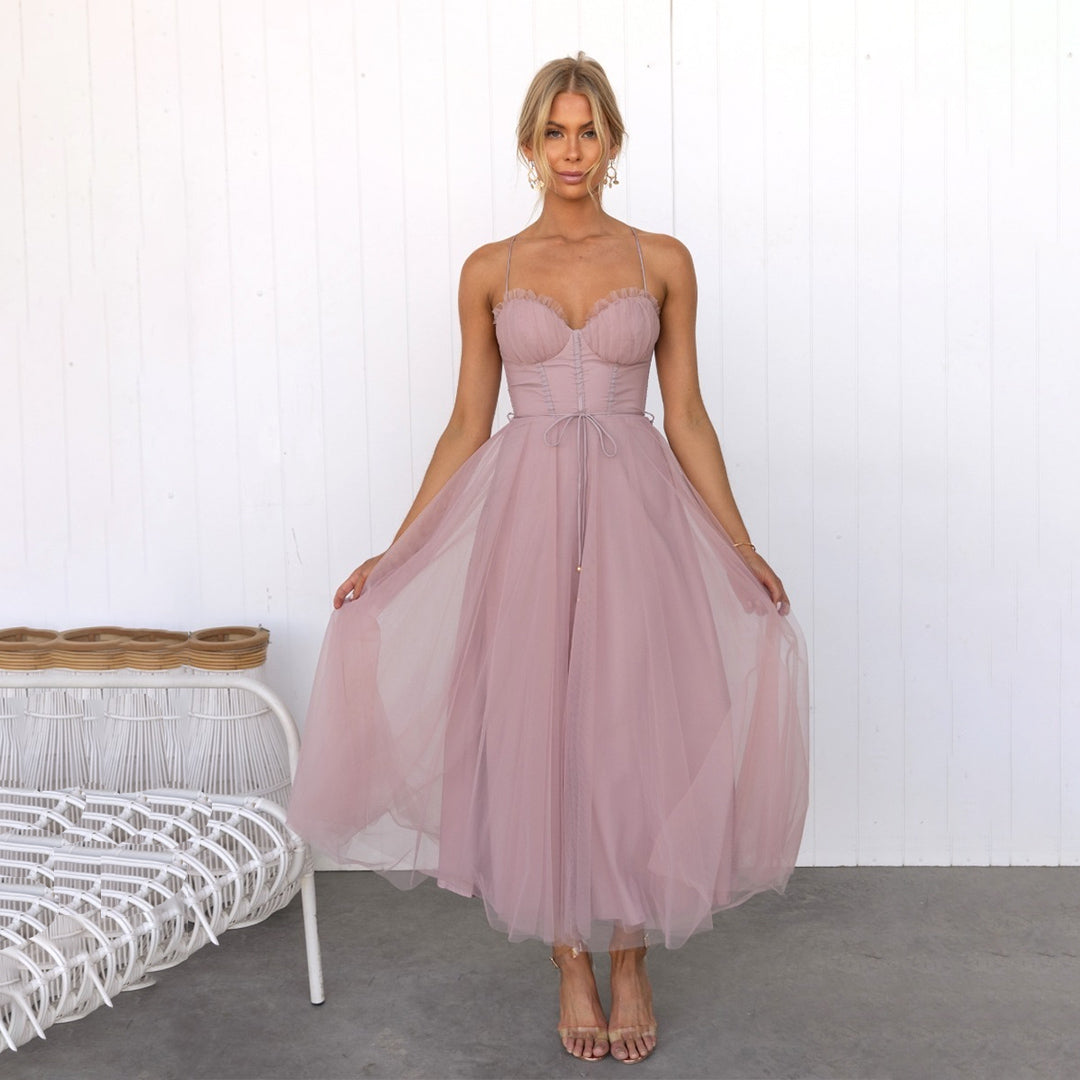 Franca - Elegantes, fließendes Midikleid