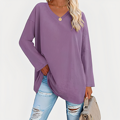 Laëtitia - Stylish, casual women's blouse with long sleeves