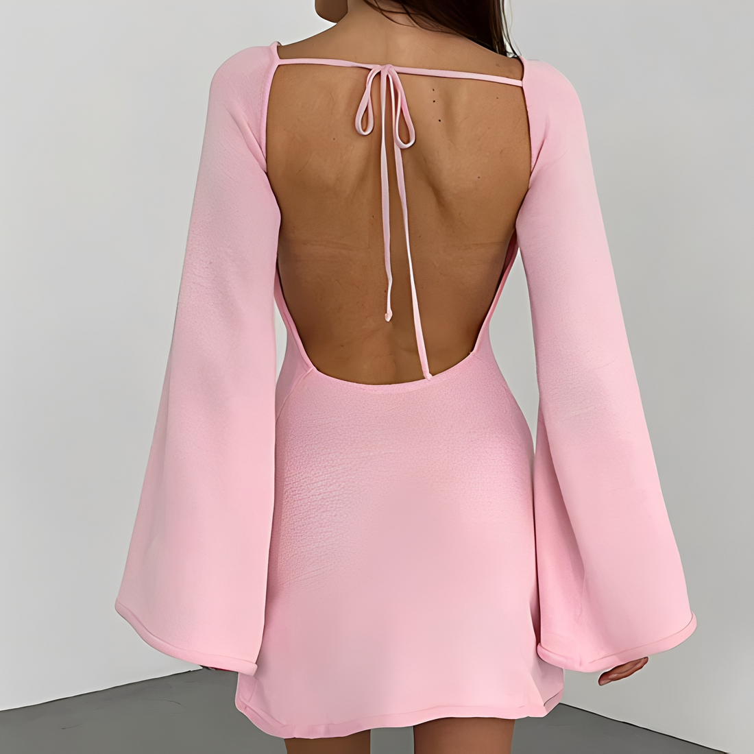 Aryana - Stilvolles Sommerkleid mit langen Ärmeln für Frauen