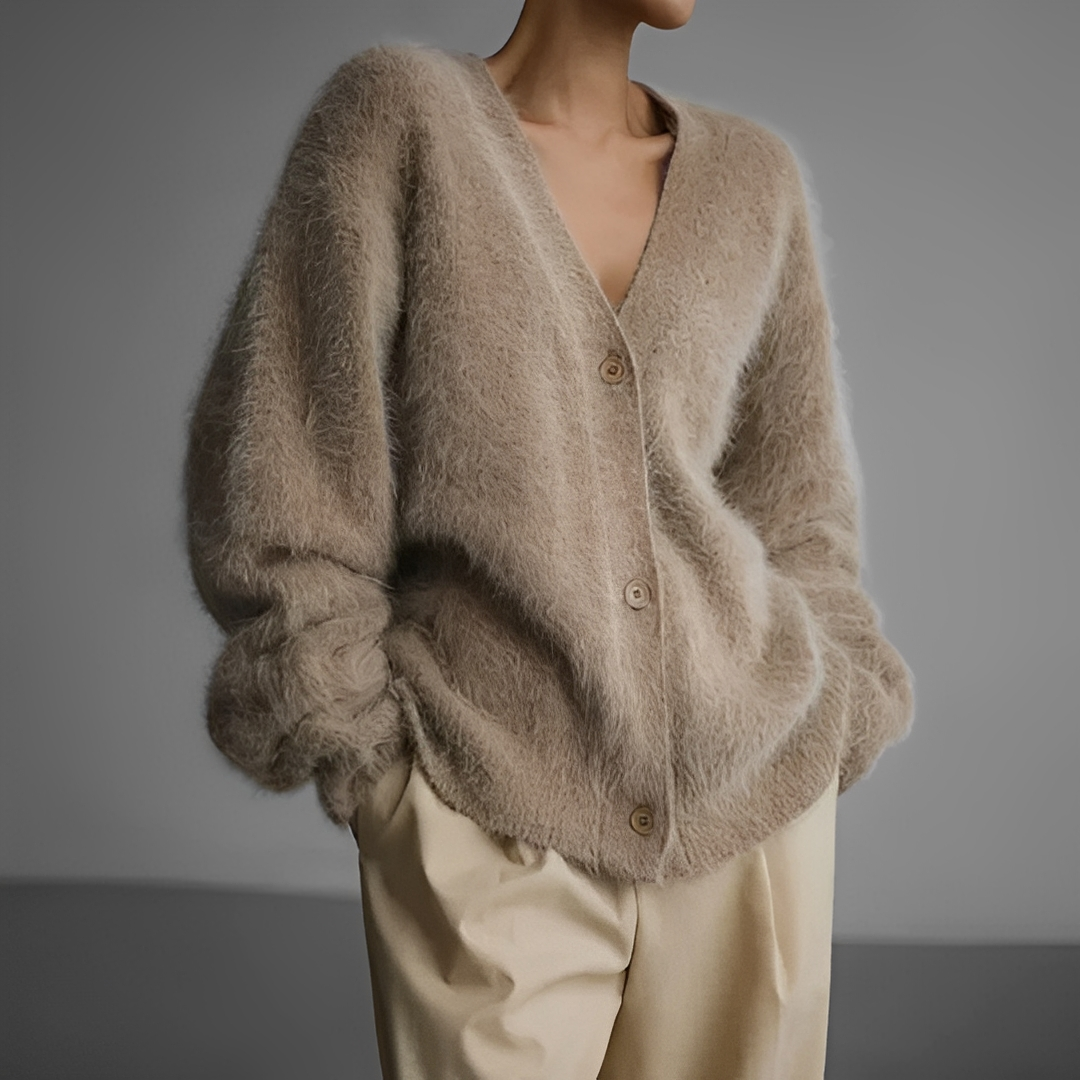 Adriene - Winter-Cardigan locker und bequemer für Frauen