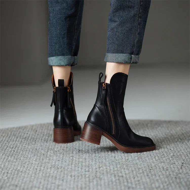 Ludovica – Stiefel im Retro-Stil