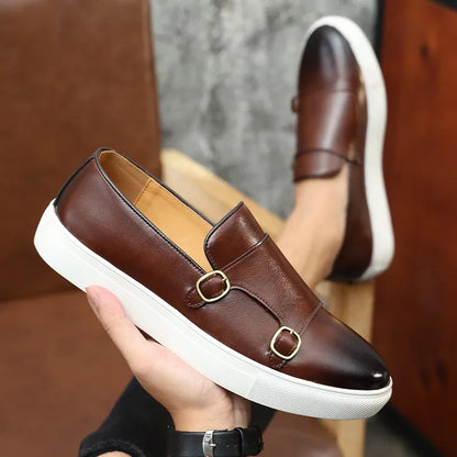 Jerald - Herren-Loafers im entspannten Lederlook
