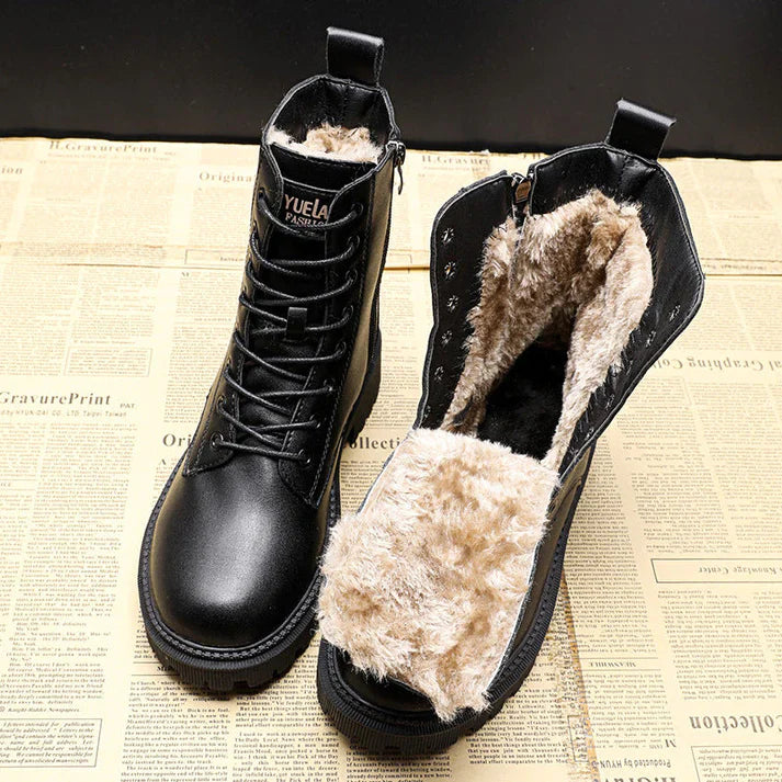 Adelpha – Schwarze Winterstiefel für kalte Tage