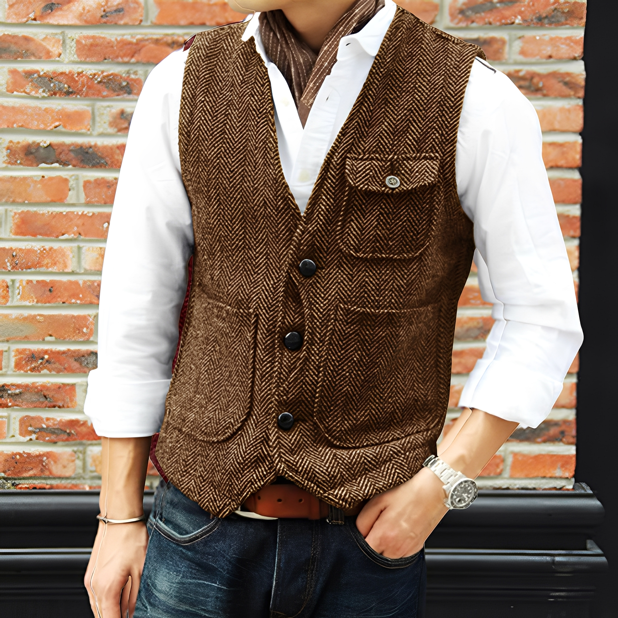 Matthew - Stilvoller Tweedmantel