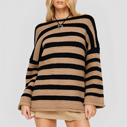 Millie - Elegant, soft, loosely knitted women's sweater