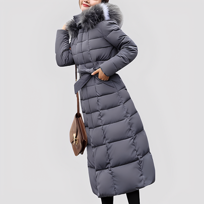 Mollie - Elegant, Lined Women's Long Coat