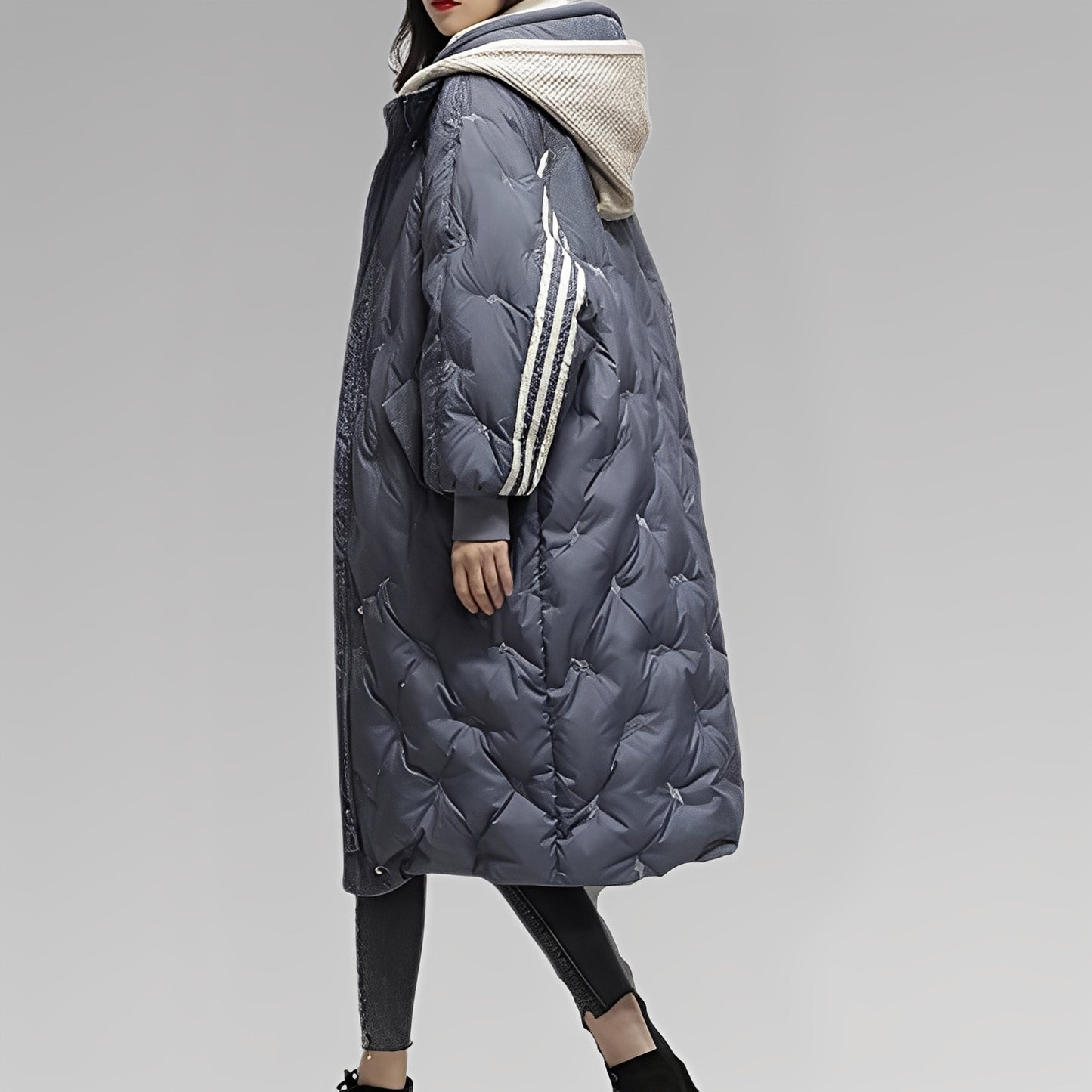 Tiril – Lange Damen-Daunenjacke