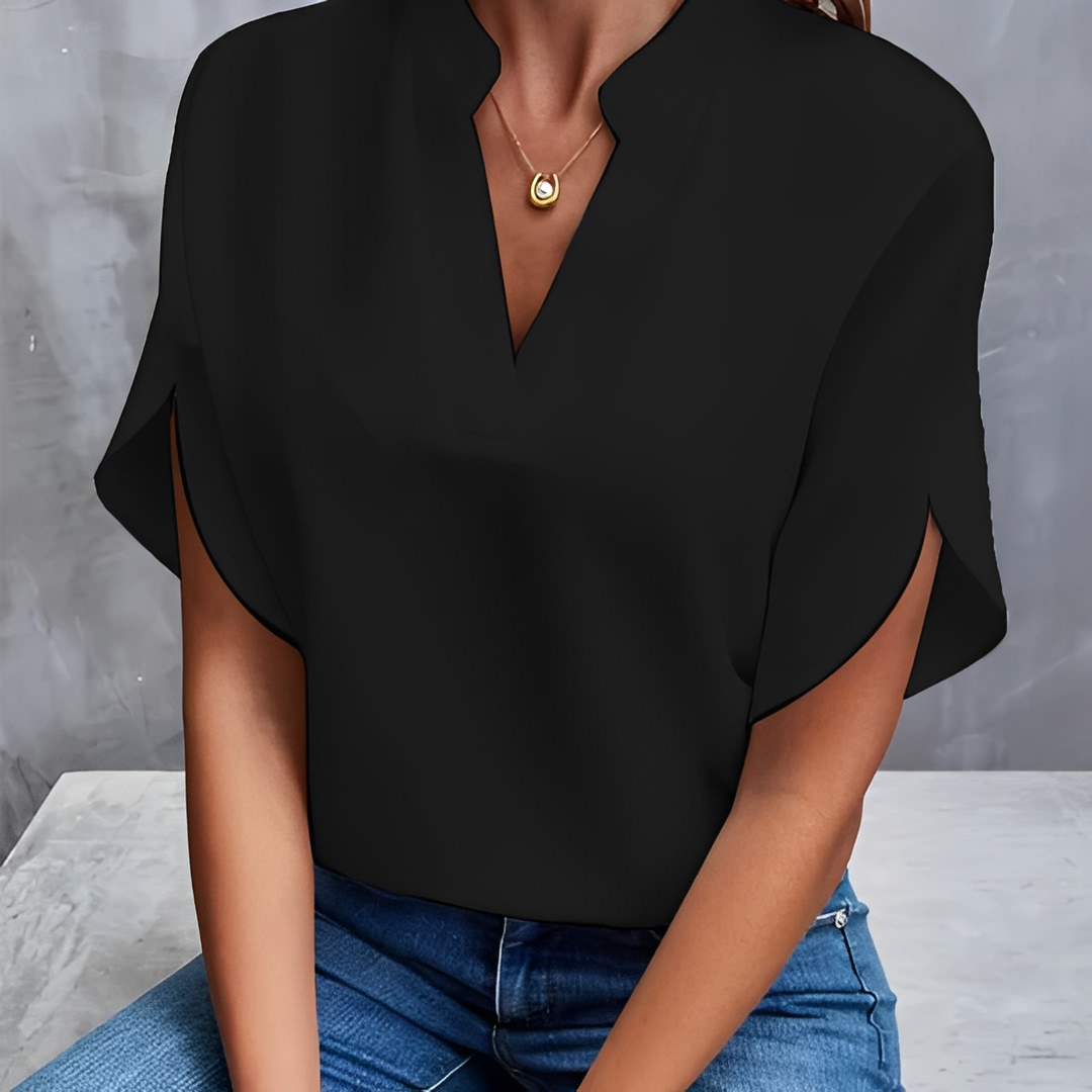 Alicie - Elegante Bluse mit V-Ausschnitt für Damen