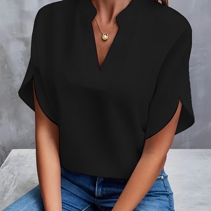Alicie - Elegante Bluse mit V-Ausschnitt für Damen
