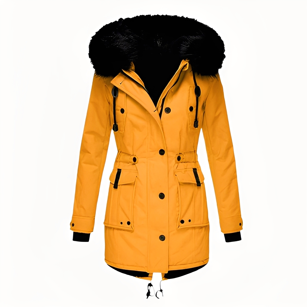 Mathurine - Women's Winter Coat with Hood