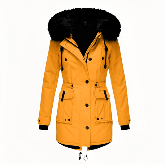 Mathurine - Women's Winter Coat with Hood