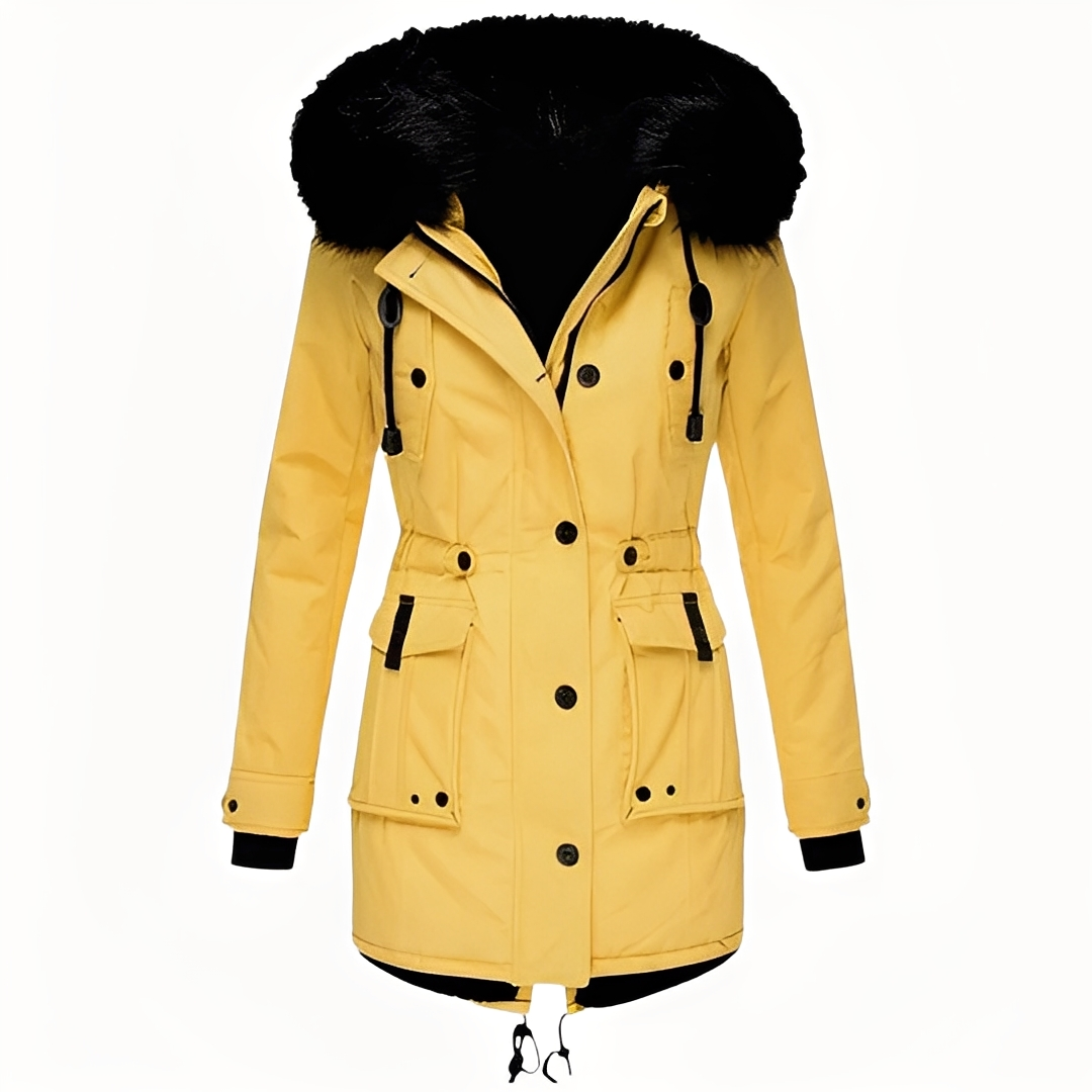 Mathurine - Women's Winter Coat with Hood