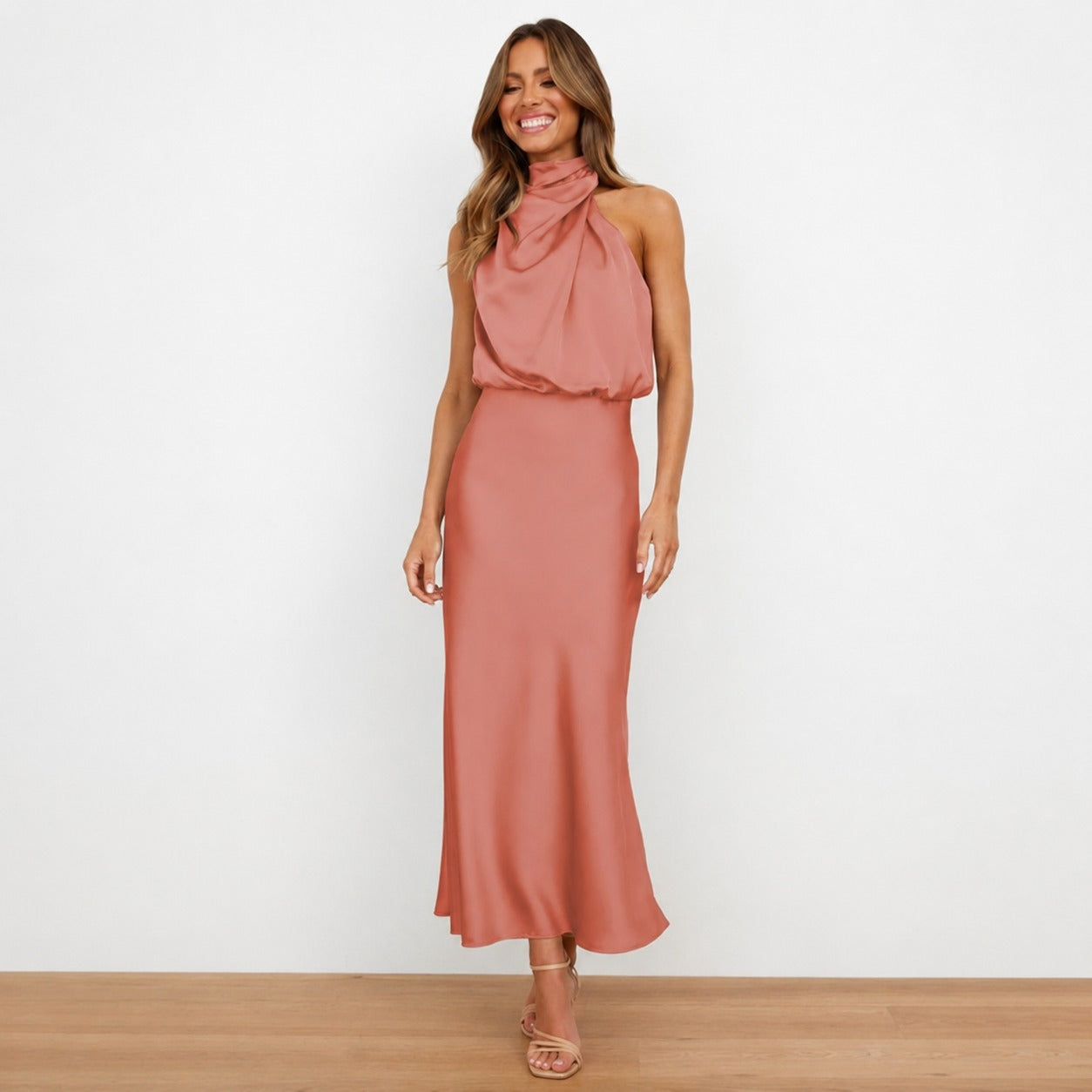 Hansel - Stilvolles Cocktail-Midikleid