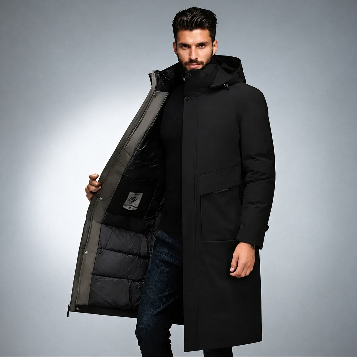 Viktor - Langer, warmer Wintermantel