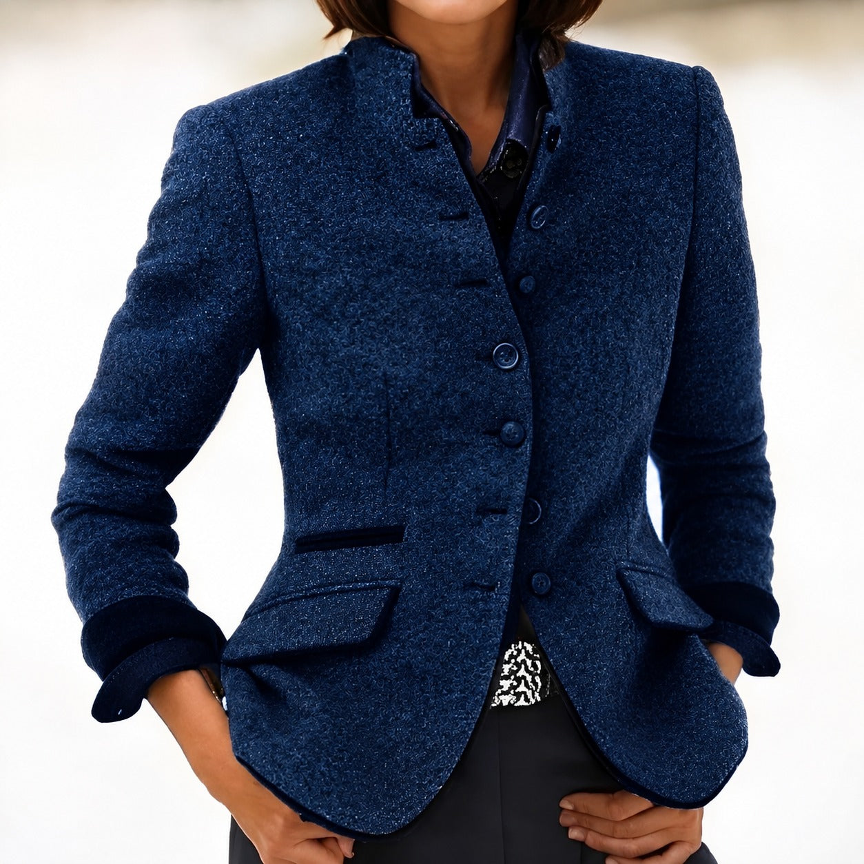 Kaelyn - Stilvolle Damenjacke mit Taschen