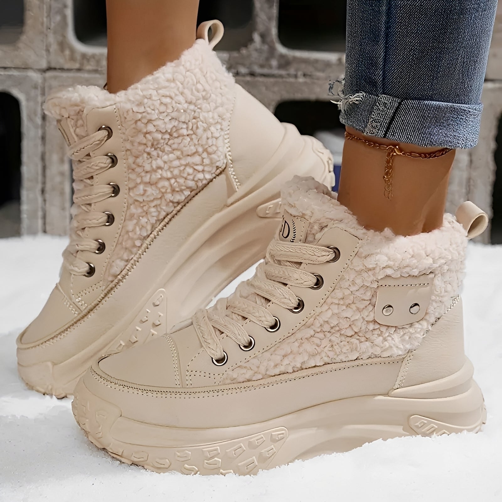 Irene - Bequeme gefütterte Winterstiefel