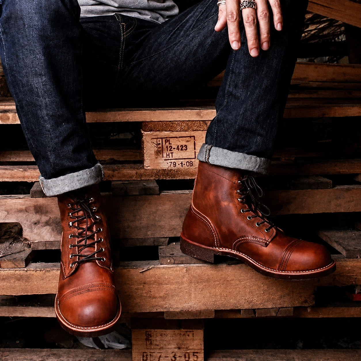 Aaron - Klassische Herrenstiefel im Vintage-Stil