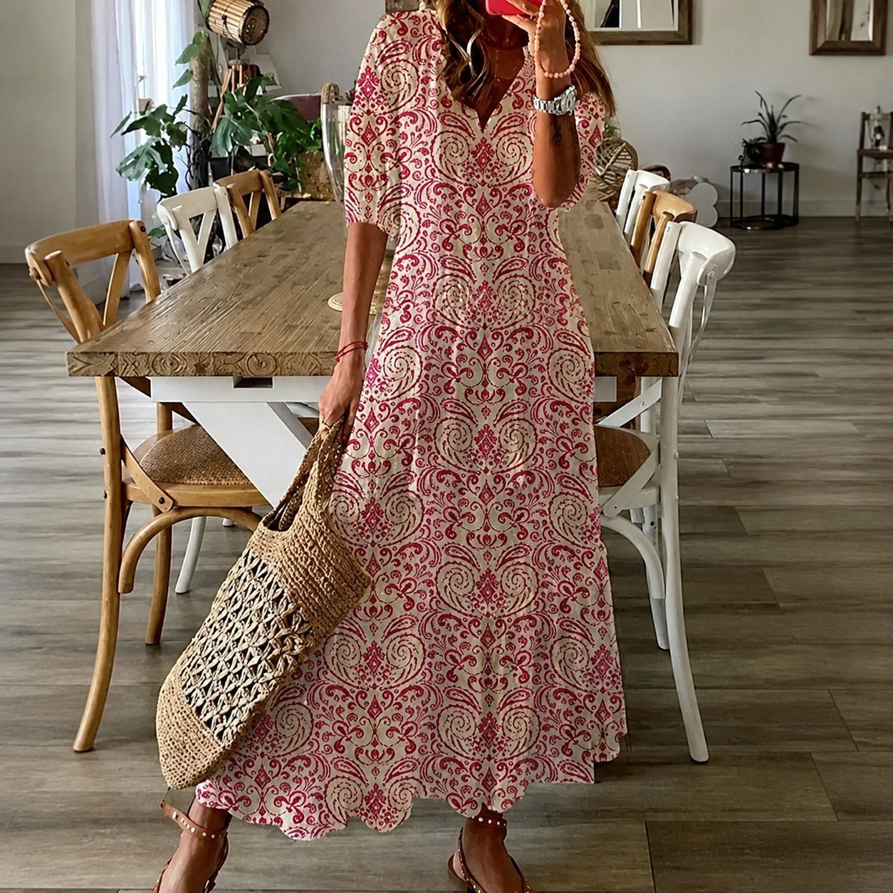 Claidel - Faszinierendes Kleid im Bohème-Stil