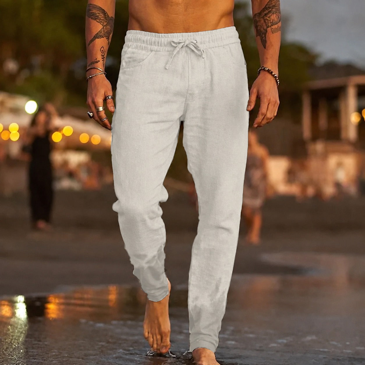 Bequeme und lockere Herrenhose mit idealer Passform