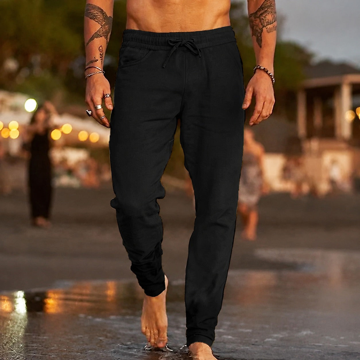 Bequeme und lockere Herrenhose mit idealer Passform
