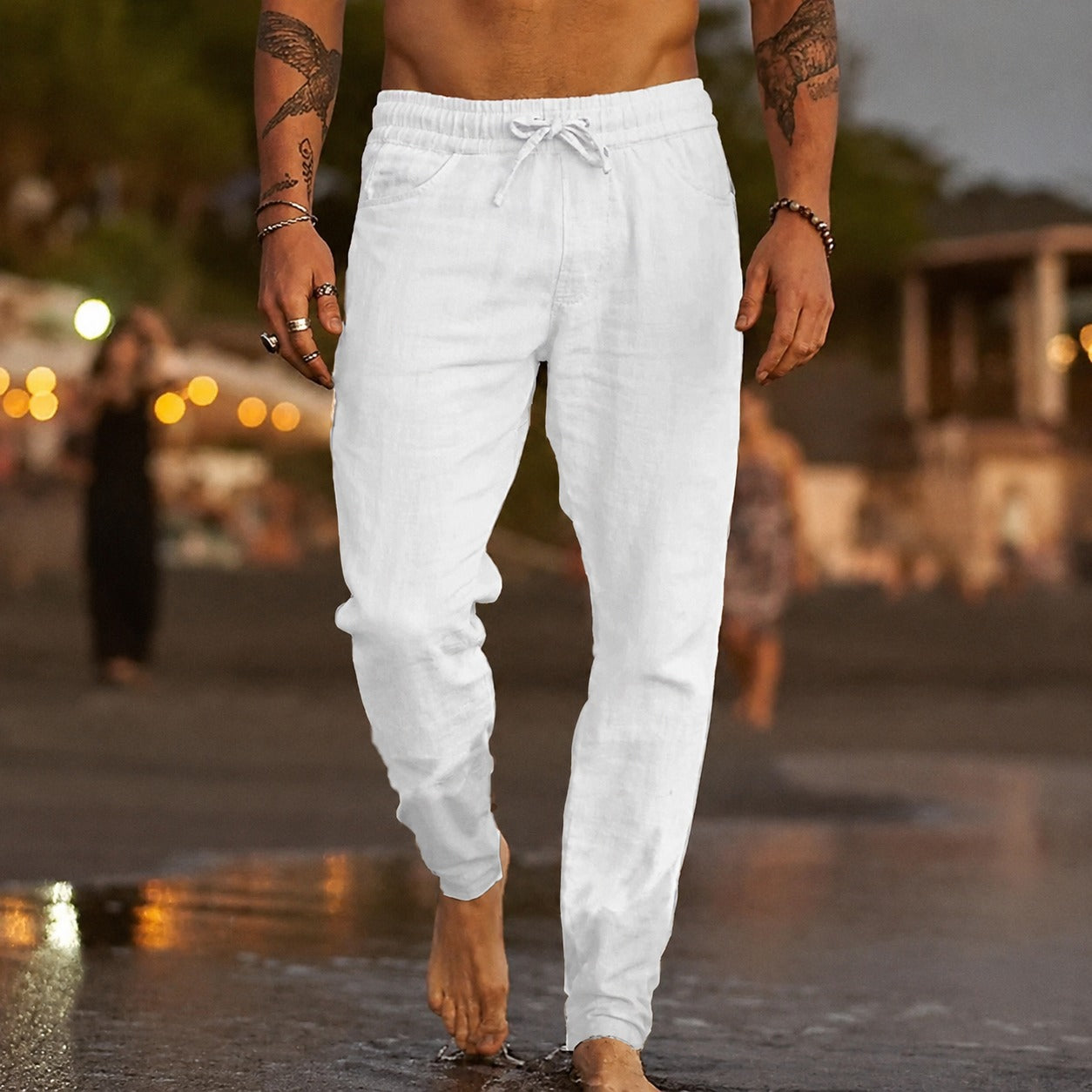 Bequeme und lockere Herrenhose mit idealer Passform